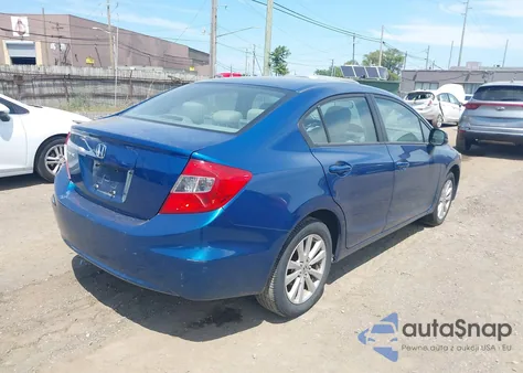 2012 Honda Civic Ex из США, поврежденный, VIN 2HGFB2F82CH585694